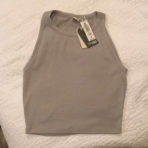 Artizia, Wildred, Weinberg- Crop knit tank - grey